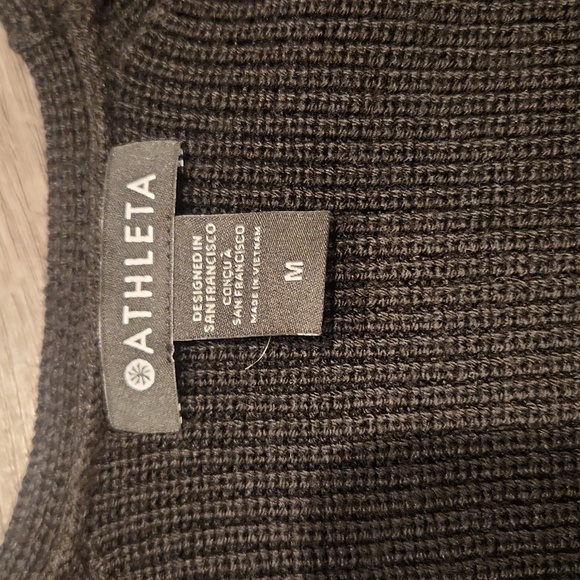 NWT- Athleta Hanover V-Neck Sweater- M - Picture 3 of 6